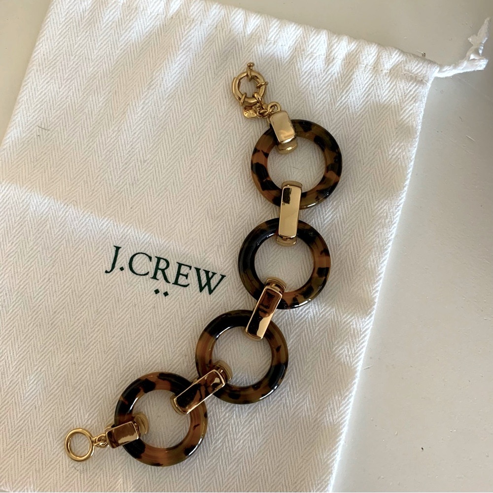 J. Crew Tortoise Ring Bracelet